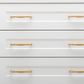 Cabinet TRA21066 Pull Sarlat Brushed Brass L144xp43mm Bd16mm Ctc128mm