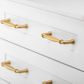 Cabinet TRA21076 Pull Sarlat Brushed Brass L178xp47mm Bd18mm Ctc160mm