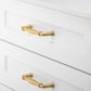 Cabinet TRA21076 Pull Sarlat Brushed Brass L178xp47mm Bd18mm Ctc160mm