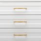 Cabinet TRA21076 Pull Sarlat Brushed Brass L178xp47mm Bd18mm Ctc160mm