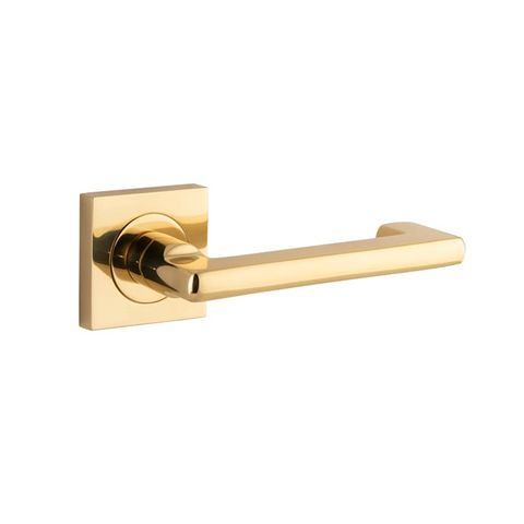Door TRA21170 Lever Baltimore Return Square Rose PB H52xw52xp58mm