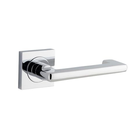 Door TRA21174 Lever Baltimore Return Sqr Rose Pc H52xw52xp58mm