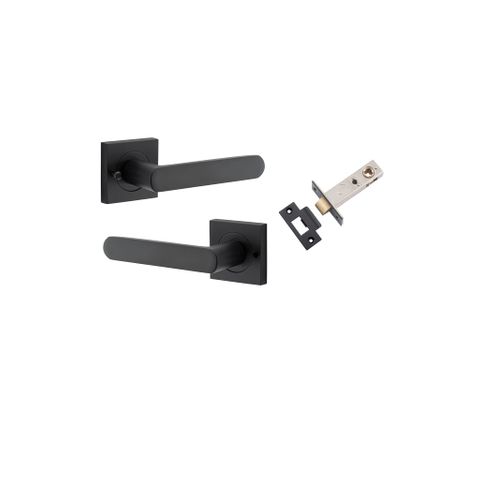 Door TRA21183KIBPRIV60 Lever Osaka Sqr Rose Inbuilt Priv Pair Mb H52xw52xp55mm