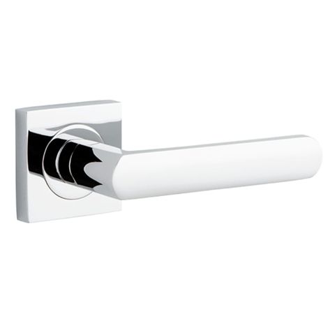 Door TRA21184 Lever Osaka Square Rose Polished Chrome H52xw52xp55mm