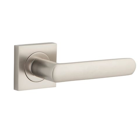 Door TRA21189 Lever Osaka Square Rose Satin Nickel H52xw52xp55mm
