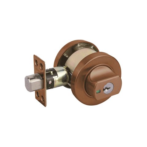 Lockwood 005/B1CPDP 005 Paradigm Round Rose Dbl.Cyl Deadbolt BZ PVD