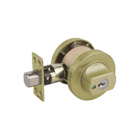 Lockwood 005/B1CPDP 005 Paradigm Round Rose Dbl.Cyl Deadbolt SB PVD