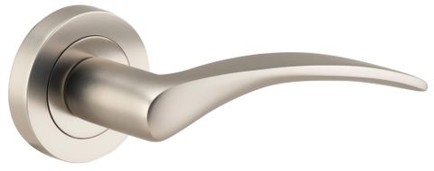 Door TRA9229 Lever Oxford Rnd Rose Sn D52xp64mm