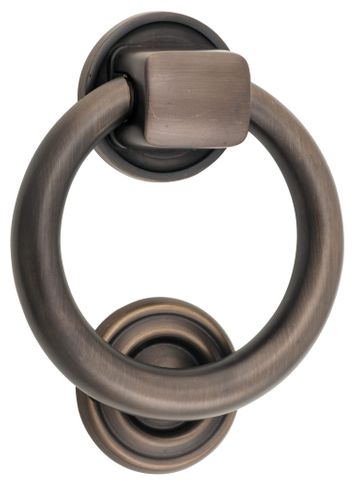 Door TRA9321 Knocker Ring AB D100xp22mm Bp52mm
