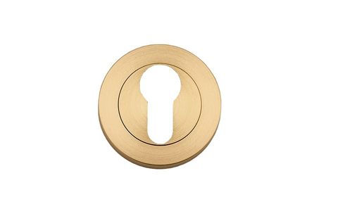 Escutcheon TRA9360 Euro Round Pair Sb D52xp10mm