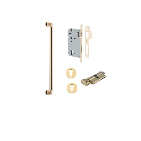 Pull TRA9440KENTR60KT Handle Berlin Euro Pair Polished Brass L485xw22xp63mm