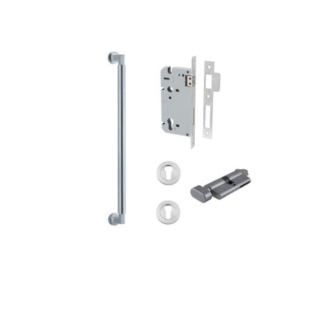 Pull TRA9445KENTR60KT Handle Berlin Euro Pair Brushed Chrome L485xw22xp63mm