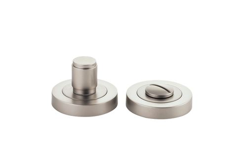 Privacy TRA9459 Turn Berlin Concealed Fix Round Satin Nickel