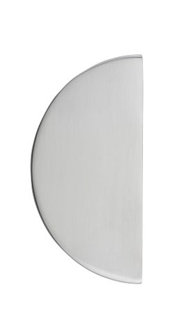 Cupboard TRA21335 Pull Osaka Half Moon Brushed Chrome H150mm Ctc30mm
