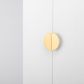 Cupboard TRA21335 Pull Osaka Half Moon Brushed Chrome H150mm Ctc30mm