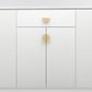 Cupboard TRA21335 Pull Osaka Half Moon Brushed Chrome H150mm Ctc30mm
