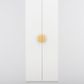Cupboard TRA21335 Pull Osaka Half Moon Brushed Chrome H150mm Ctc30mm