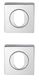 Lockwood Symphony 1426/6SC Square Double Oval Cyl Escutcheon Kit SC