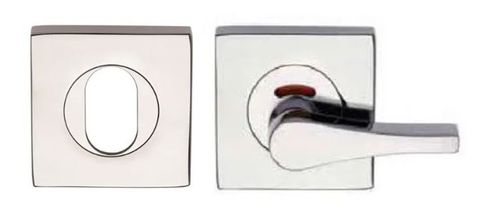 Symphony 1426/9PSC Square Oval Cylinder Escutcheon & Indicate Disabled Turn Kit SC