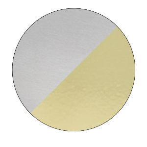 Satin Stainless Steel/Polished Brass