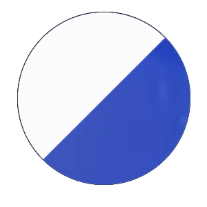 White On Blue Acrylic
