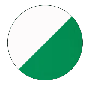 White On Green Acrylic