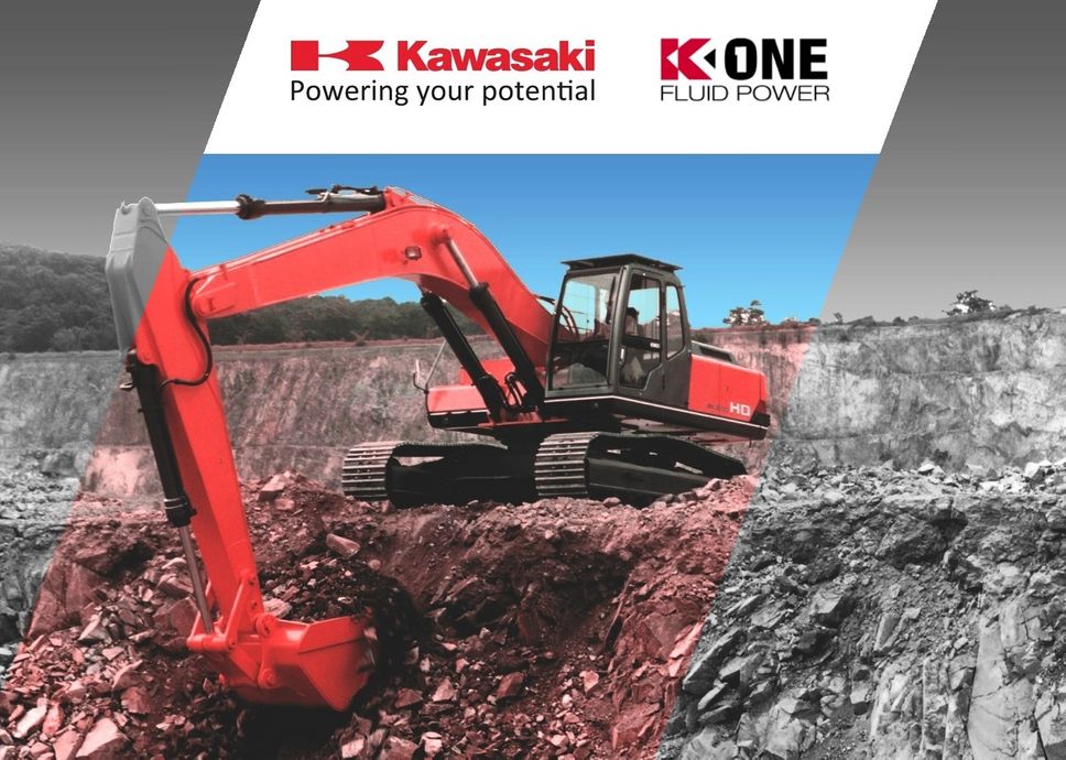 Kawasaki construction mobile excavator