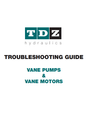 TDZ hydraulics vane pump troubleshooting guide