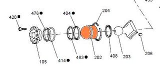 26067 - HMB100 - Piston for B100 Conrod