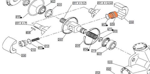 26112 HMC080 - Displacement Piston - 80 CUBin