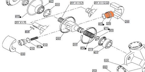26110 - HMC080 - Displacement Piston - 90 CUBin