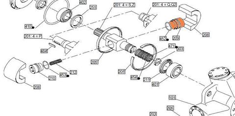 26116 HMC080 - Displacement Piston - 60 CUBin
