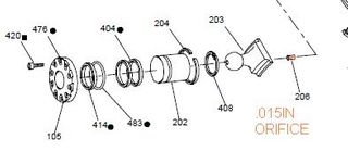 24914 - Restrictor Screw .015in Orifice