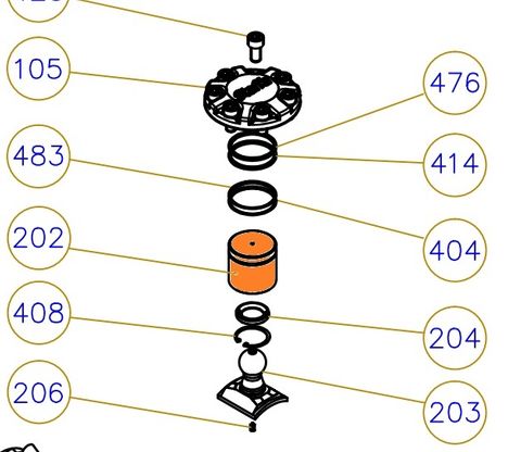 26517 - HMB030 - Piston