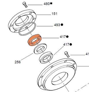 67230 - HMB060/080 - Shaft Seal (HP)