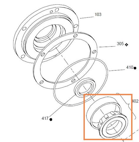 687522 HMB010 - Front Bearing