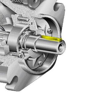 K3VL80/K3VLS65/85 - Key for SAE C K3 Shaft