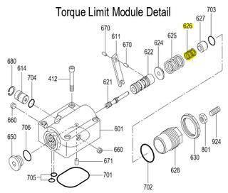 K3VL Low 'L' Inner Spring