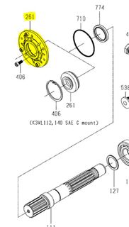 K3VL112/140 - Shaft Seal Cover Standard