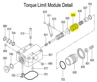 K3VL Special Low 'S' Outer Spring