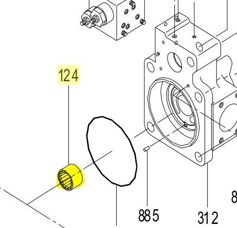 K3VL112/140 - Needle Bearing