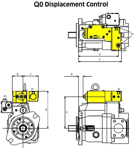 K3VL112/140 'Q0' Displacement Controller