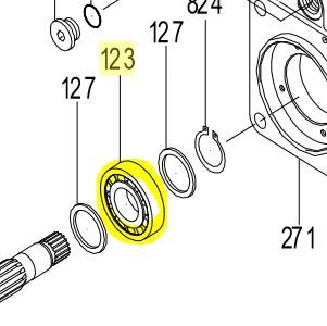 K3VL112/140 - Roller Bearing