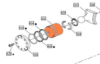 26579 HMC030 - Piston