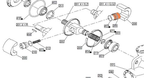 26835 HMC080 - Displacement Piston - 80 CUBinLN