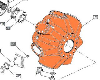 27357 - HMB/C270 - Motor Case