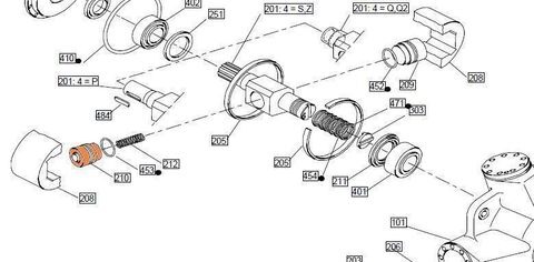 27209 HMC080 - Displacement Piston - 00 CUBinLN