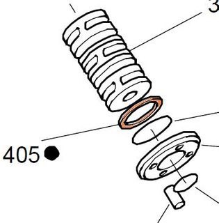 27906 - HMB/HMC080  - C.I Valve Seal Ring 3 (use for PL21)