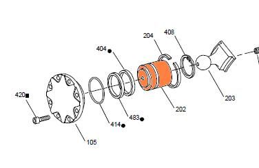 512558 HMB010 - Piston