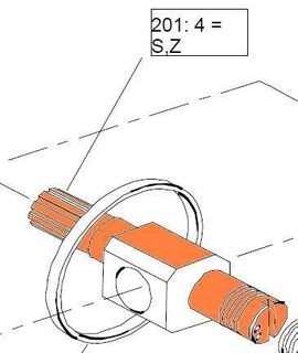 HMC080 - Splined Shaft Sub Assy Splined Mark 1